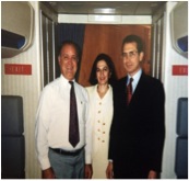 Hernando Gonzalez with the President of Mexico on a State visit to Canada.